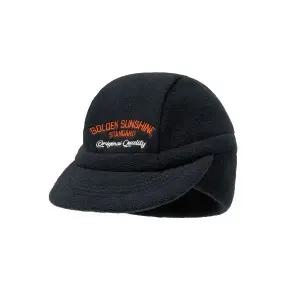 12월 29일 배송 골든 선샤인 GOLDEN SNSHINE Sunshine earflap fleece cap블랙 night 181680
