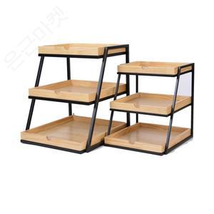 베이커리 진열장 계단식 원목 1 투명 채소 진열용품 2mx78cm 영일마켓 베이커리진열대