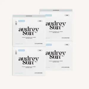 오드리선 생리대 순면 비건 더블코어 패드 대형 12p 4팩