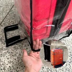 Rly 투명 PVC 캐리어 방수 커버 26 여행용가방커