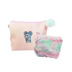 Rly 캔버스퍼 자수 클러치 미니 크로스백