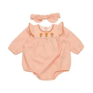 [갤러리아] (신생아/백일)오로라체크바디수트SET(07T1279878)