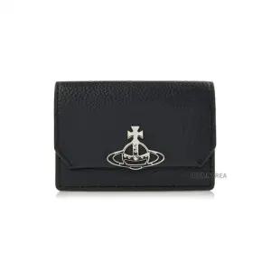 [라벨루쏘] [비비안 웨스트우드] FW25 여성 ORB 로고 카드지갑 5115002OW S000D N403