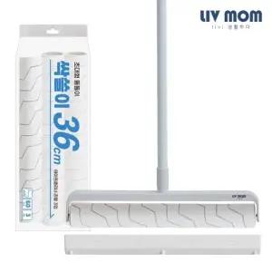 [리브맘] 스탠드형 싹쓸이 초대형 36cm 테이프클리너 7종(본체+거치대+밀대+리필 4개)