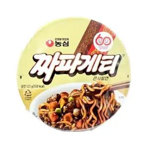 [농심] 농심 짜파게티 큰사발면 123g 32개