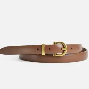 여자 클래식 탄탄 핀버클 레더 캐쥬얼 벨트