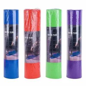 8mm 요가 발포 PVC 매트 색상랜덤 스트레칭 홈트레이