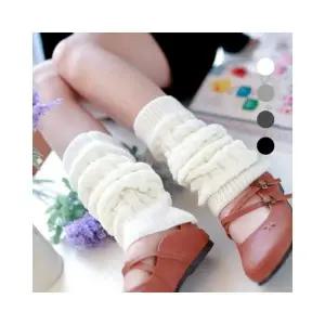 루미나D 여성 겨울 꽈배기 발레 레그워머 니트 발토시 니삭스