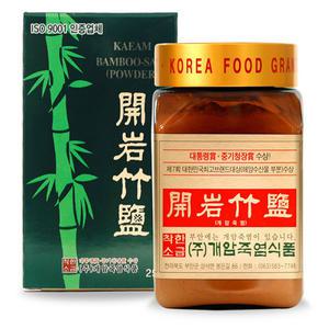 개암죽염250gㅣ9회죽염ㅣ분말 죽염 자죽염 대나무 미네랄 소금 천일염