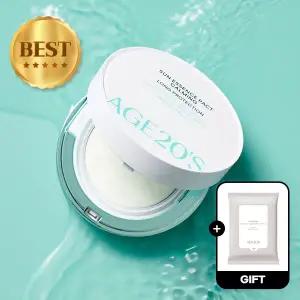 (40%+7%묶음할인/+클렌징티슈)에이지투웨니스 선 에센스 팩트 카밍 롱프로텍션