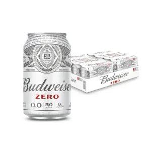 버드와이저제로(0.0) 330ml 24캔 논알콜 맥주맛 음료