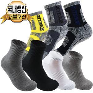 남성 여성 스포츠 등산양말 3중바닥 단목 중목 골프 아웃도어삭스
