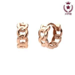 [도로시][김희애,함은정 착용] 14k 심플 체인링 귀걸이