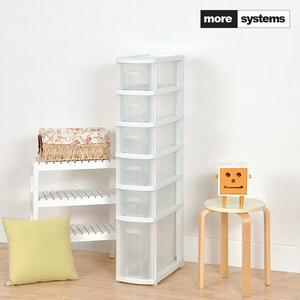 로망스 6단 서랍장 주방수납장 틈새수납장 슬림서랍장