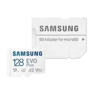 [삼성] 공식인증 정품 마이크로 SD카드 EVO PLUS 128GB+SD아답터/메모리카드