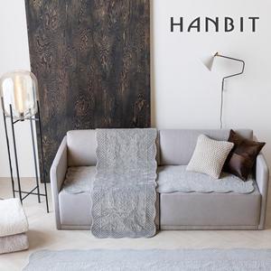 [한빛카페트]클라라 워싱 극세사 소파패드 60x180cm 3인용