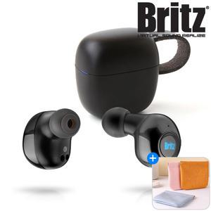 브리츠 LOOKTWS9 끊김없는 완전무선 블루투스 5.0v 이어폰 오토페어링 충전크레들 핸즈프리 운동 (블랙)