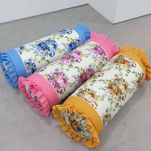 장미 캔디베개커버 둥근베개 원형 사탕커버