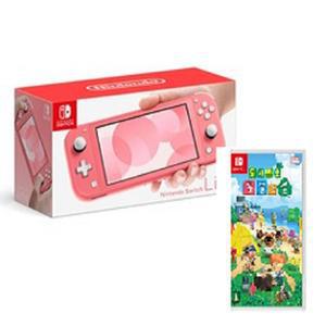 닌텐도 스위치 라이트 코랄 핑크 + 동물의숲 한글 새제품