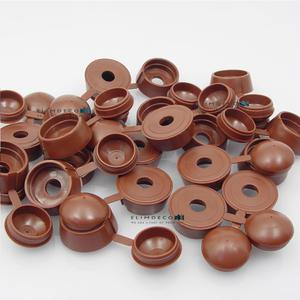 볼트캡 10mm 체리색 3/8 삼부볼트캡 100개