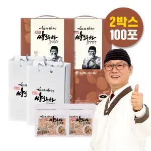 김오곤 원장 진한 쌍화차 15gx100포 고명 50g 2개 + 쇼핑백 포함