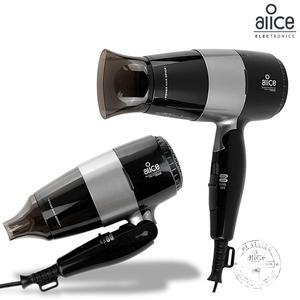 엘리스 AH-200BS 블랙 실버 투톤 가정용 휴대용 헤어 드라이기 드라이어