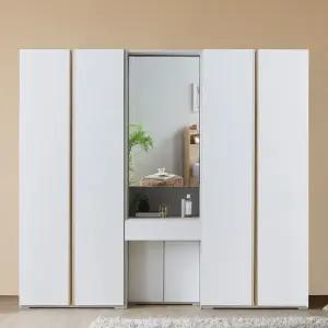 솔트 루앙 2200 긴문옷장 화장대세트 mnj018