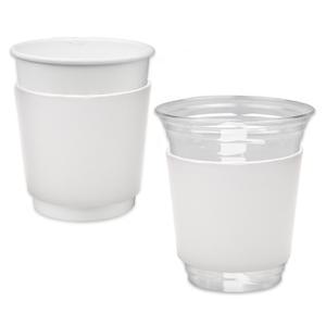 10온스 13온스 일회용 종이컵 페트컵 무지 화이트 에어홀더 1박스 500개