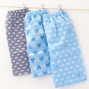 국산 5부 어린이 숙면 잠옷바지 여름 파자마 엠보 원단으로 달라붙지 않아요