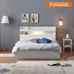 퍼스웰 아델 통풍깔판 LED침대 프레임.퀸(DM_239)