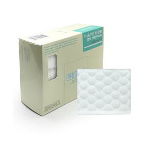 [기타]더순수한 화장솜 엠보코튼(210P 박스형) 화장솜 클렌징티슈 엠보싱 순면화장솜