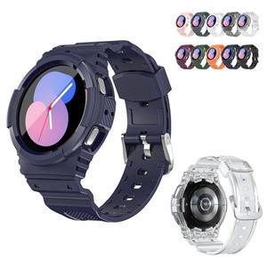 [아미크]갤럭시 워치5 워치4 워치4클래식 40 42 44 46mm 케이스 일체형 스트랩 컬러 밴드 시계줄 줄