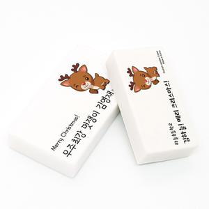 크리스마스 루돌프 사슴 네임 지우개 문구 이름 각인