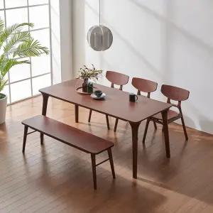 스카겐 6인용 원목 식탁 1800 VNM048