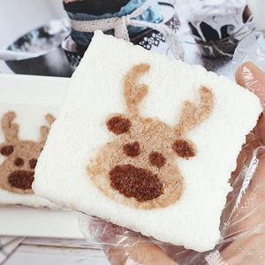 잇츠떡 루돌프 꿀설기 1되 25개 크리스마스떡 개별포장 떡집 식사대용 꿀백설기