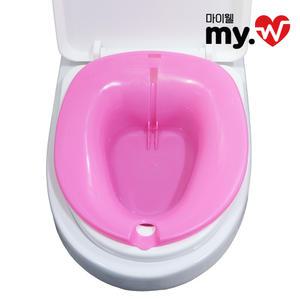 럭시스 소프트 버블 좌욕대야(만) 산후조리 산모용 임산부 공기방울 기포 좌욕기 핑크색