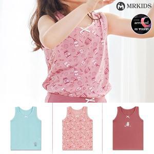 [엠알키즈]밀키 에어로쿨 여아런닝 아동나시속옷 3종세트