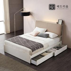 [신세계라이브쇼핑]금성침대 베드리움 수납 퀸 서랍 침대(Q)-독립 매트리스