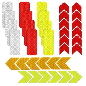 야간 고휘도 반사 스티커 테이프 36개입 차량 차동자 자전거 안전표시