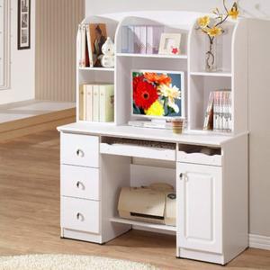 [자르파라]서랍장 많은 나무 컴퓨터 책상+책꽂이 세트 1100(4색) 고등학생 모니터 오피스텔 DESK