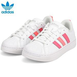 [아디다스] 스트리트 체크 K 화이트 핑크 GZ3620 여성 발 편한 봄 여름 데일리 브랜드 단화 운동화