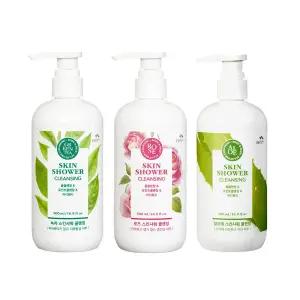 꽃을든남자 스킨샤워 클렌징 500ml / 녹차, 로즈, 알로에 택 1
