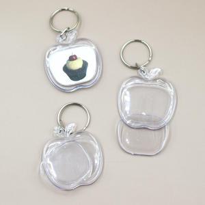 아크릴 액자 열쇠고리 사과 모양