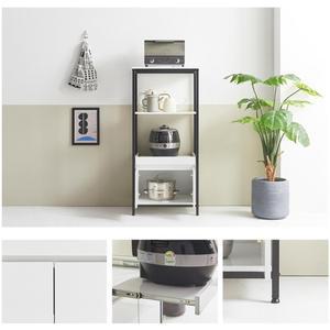 스틸재질 전자레인지선반 3단 550 밥솥장 렌지수납장 오븐장 전자렌지수납장