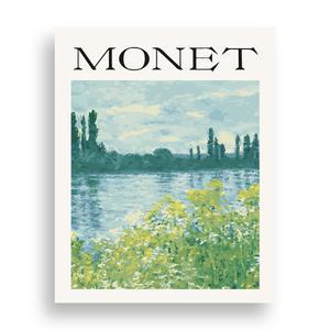 위메이크 페인팅 DIY 명화그리기 모네 베퇴유 40x50