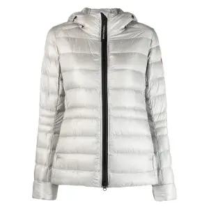 23FW 캐나다구스 여성 사이프레스 후드 집업 숏패딩 실버 2242W 200 STK