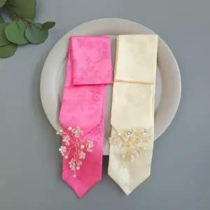 [샵마시모]눈꽃 양단 댕기 아동 여아 여성 한복 머리장식