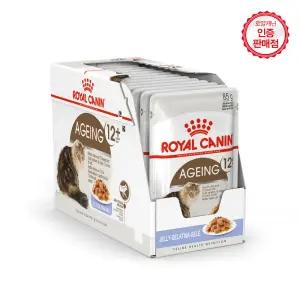 로얄캐닌 고양이사료 에이징 12+ [젤리] 파우치 85g 12개 (1BOX)