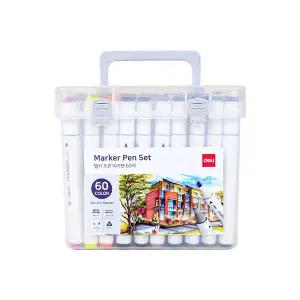 델리 삼각 트윈 스케치마카 60색 70803-60