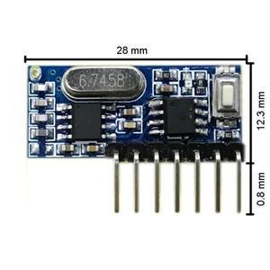 GERMA RF 433mhz 송신기 4 버튼 원격 제어 + 모듈, 고정 EV1527 디코딩 출력, 학습 DIY 키트 포함